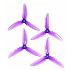 HQProp 5.1x4.6x3 POPO PC (Purple) (2x CW, 2x CCW)