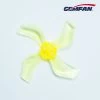 Gemfan 1636 Quadripales 40mm (1.5mm Fit) - Jaune -Maison du FPV Magasin 1636 4 40mm 1.5mm hole clear yellow picture 1