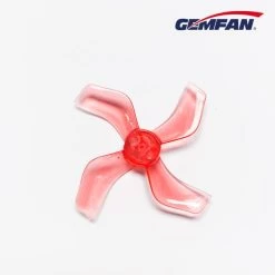 Gemfan 1636 Quadripales 40mm (1mm Fit) - Rouge -Maison du FPV Magasin 1636 4 40mm 1mm hole clear red picture 1 1