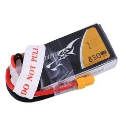 Batterie Lipo Tattu 850mAh 11.1V 75C 3S - XT30