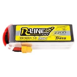Batterie Lipo Tattu R-Line 18.5V 2200mah 5S 95C - XT60