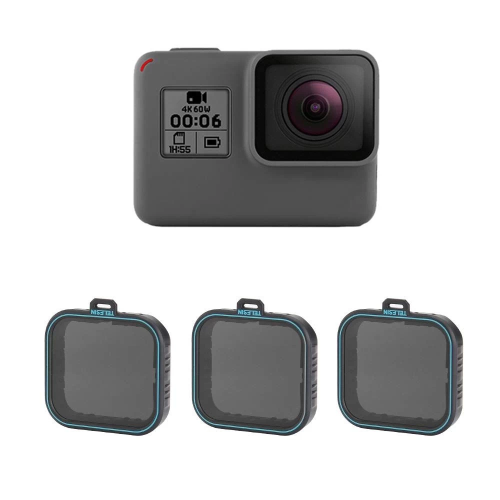 Telesin Gopro 5,6,7 Black ND Filter ND4,8,16 Set 6 Telesin Gopro 5,6,7 Black ND Filter ND4,8,16 Set – Image 4