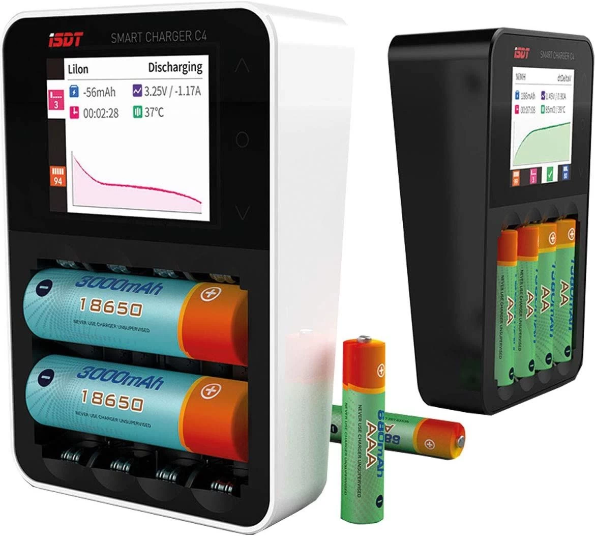 Chargeur ISDT C4 EVO 8A Output USB 3 Chargeur ISDT C4 EVO 8A Output USB