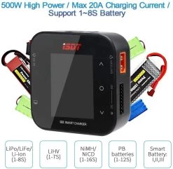 Chargeur ISDT Q8 SMART BattGO 8S/20A/500W 10-34V DC 9 Chargeur ISDT Q8 SMART BattGO 8S/20A/500W 10-34V DC -Maison du FPV Magasin 61uksbnynnl. ac sl1156