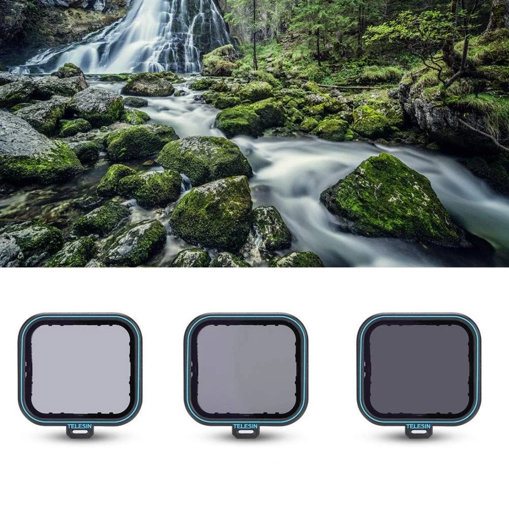 Telesin Gopro 5,6,7 Black ND Filter ND4,8,16 Set 5 Telesin Gopro 5,6,7 Black ND Filter ND4,8,16 Set – Image 3