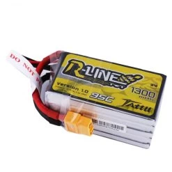 Batterie Lipo Tattu R-Line 1300mAh 95C 5S - XT60