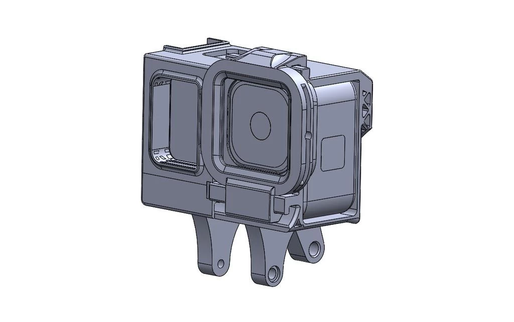 GoPro Hero 9 Mount Rouge - BangGOD 5", 6", 7" 3 GoPro Hero 9 Mount Rouge - BangGOD 5", 6", 7"