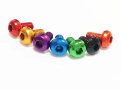 Vis Alu 7075 Anodisée M3x6mm - 10 Pcs