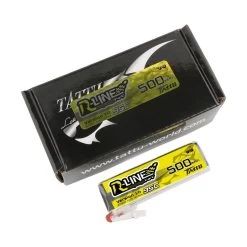 Batterie Lipo Tattu 1S 500mAh 95C - 1 Pièce -Maison du FPV Magasin batterie lipo tattu r line 1s 500mah 95c jst phr 2