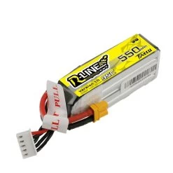 Batterie Lipo Tattu R-Line 550mAh 14.8V 95C 4S - XT30 -Maison du FPV Magasin batterie lipo tattu r line 4s 550mah 95c 2