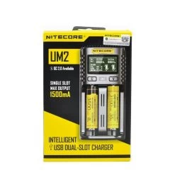 Chargeur UM2 Nitecore USB - Li Ion, IMR