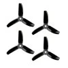 HQ 3X3x3 Polycarbonate Durable Prop (Noir) (2x CW, 2x CCW) -Maison du FPV Magasin hq 3x3x3 black prop