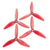 HQProp 5.1x5.1x3 PC (Rouge) (2x CW, 2x CCW) -Maison du FPV Magasin hqprop 5.1x5.1x3 light red 1