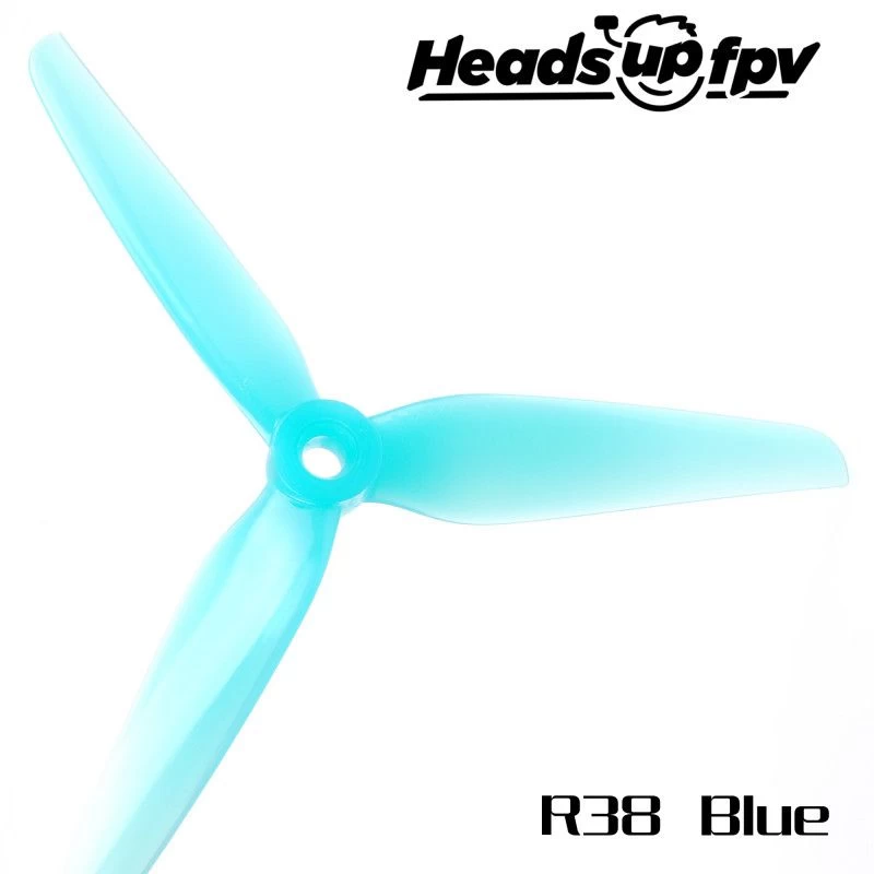 HQProp R38 HEADSUP RACING Blue (4pcs) 3 HQProp R38 HEADSUP RACING Blue (4pcs)