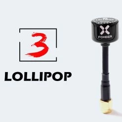 2pcs - Foxeer Lollipop V3 2.5DBi 5.8G RHCP - UFL/RPSMA/SMA/MMCX -Maison du FPV Magasin lollipop3