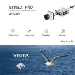 CADDX- Nebula Pro Vista Kit HD System Noir- 12cm -Maison du FPV Magasin nebula pro vista kit 720p120fps low latency hd digital fpv system banner1
