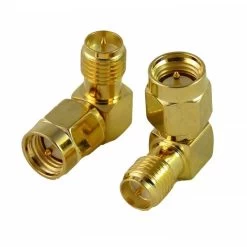 Adaptateur SMA Male Vers RP-SMA Femelle 90°