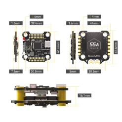 STACK F405 V4 BLS 55A 30X30 - SPEEDYBEE -Maison du FPV Magasin stack f405 v4 bls 55a 30x30 speedybee 5