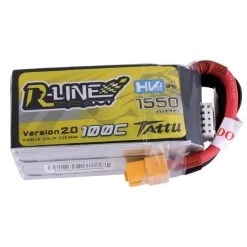 Batterie Lipo Tattu R-Line 1550mAh 100C 4S 15.2V High Voltage